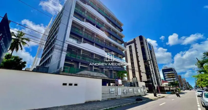 Flat com 1 dormitório à venda, 25 m² por r$ 388.000,00 - intermares - cabedelo/pb