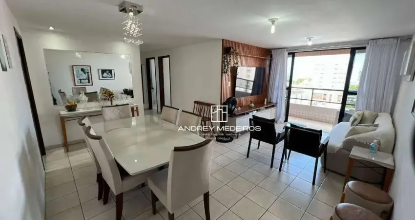 Apartamento com 3 dormitórios à venda, 100 m² por r$ 700.000 - manaíra - joão pessoa/pb