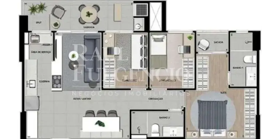 Apartamento com 3 quartos à venda na Rua Caracas, 1421, Santa Rosa, Londrina