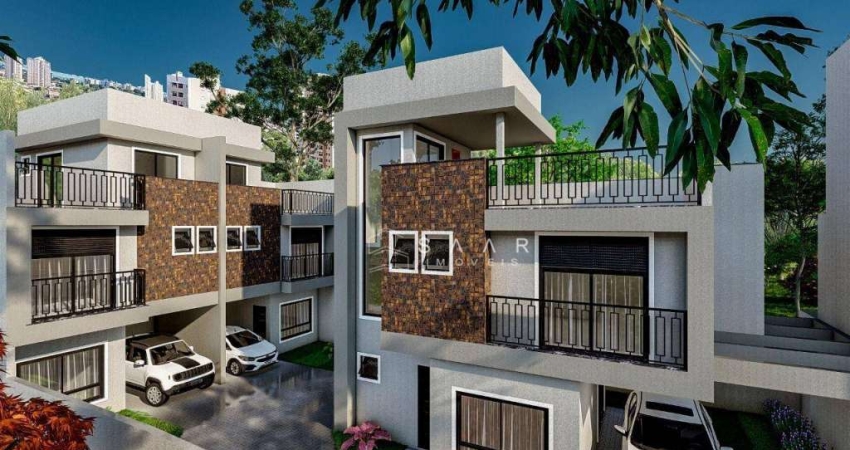 Sobrado com 4 dormitórios à venda, 130 m² por R$ 700.000 - Boqueirão - Curitiba/PR
