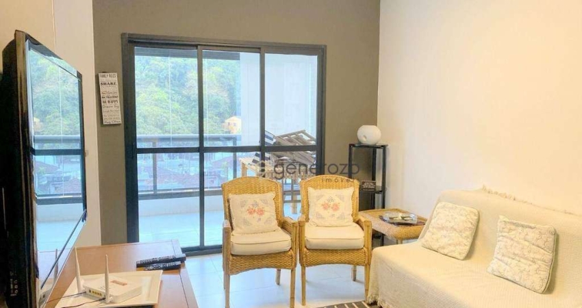 Apartamento com 02 dormitórios, 01 quadra da praia, 02 vagas, Pitangueiras