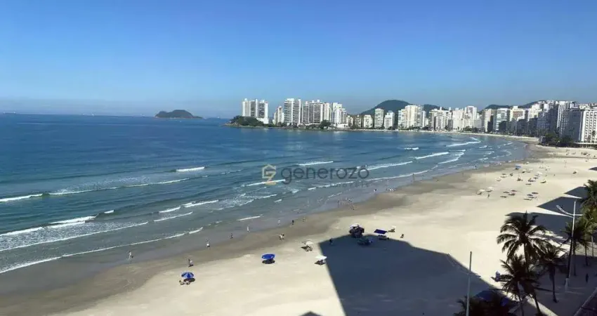 Apartamento frente total para o mar, 03 dormitórios, 02 vagas, Pitangueiras