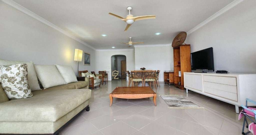 Apartamento para venda na praia das Astúrias, frente ao mar, reformado, 03 dormitórios, com sacada e 02 vagas de garagem