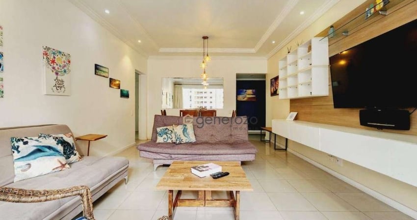 Apartamento a venda na praia das Pitagueiras, 03 dormitórios, com sacada e 01 vaga de garagem