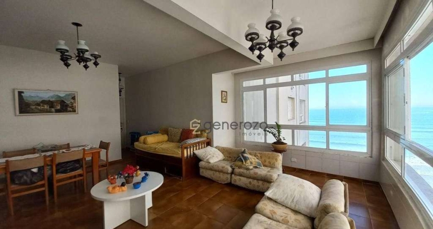 Apartamento com 02 dormitórios, vista ao mar, 02 vagas