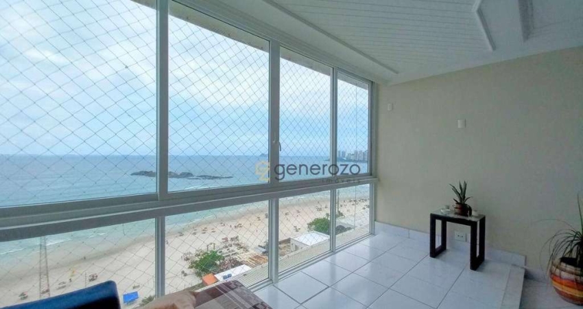 Apartamento com 3 dormitórios à venda, 175 m² por R$ 1.250.000 - Pitangueiras - Guarujá/SP