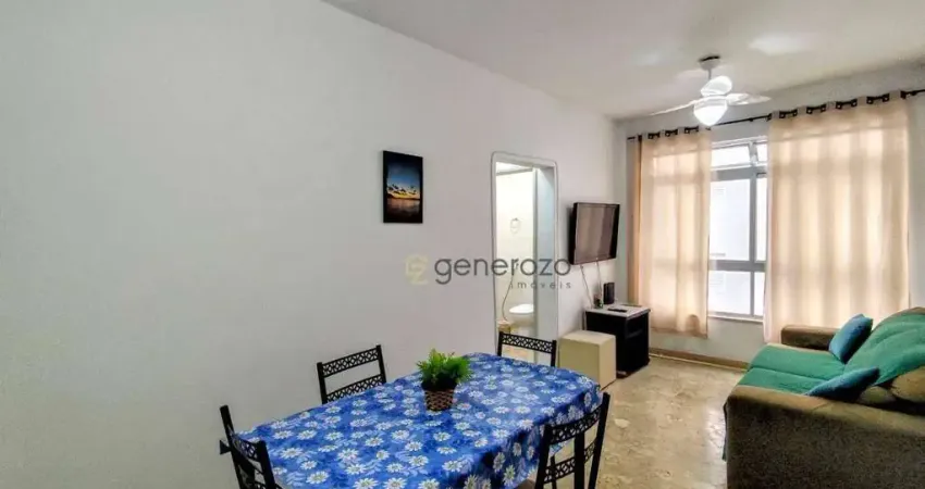 Apartamento á venda na praia das Pitangueiras, 01 dormitório, 01 vagas de garagem