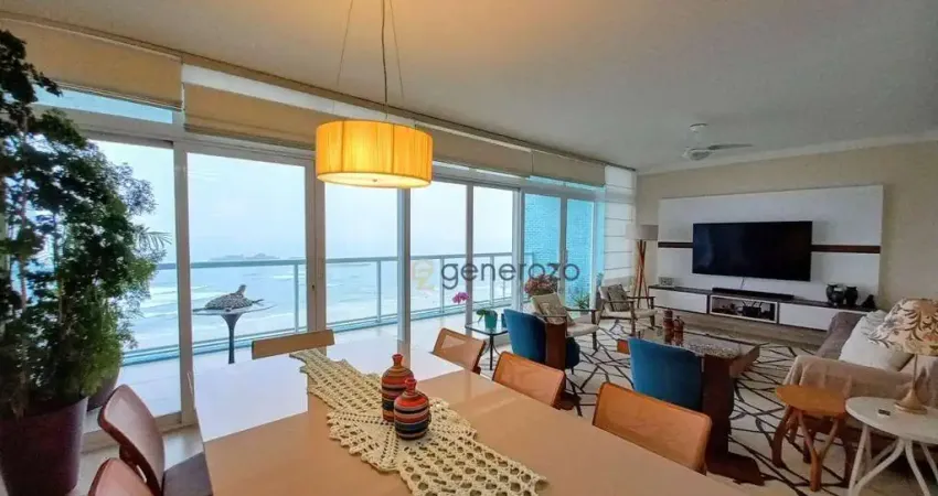Apartamento com 4 dormitórios à venda, 194 m² por R$ 1.850.000 - Praia das Pitangueiras - Guarujá/SP