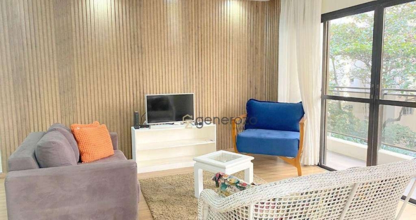 Apartamento na praia das Pitangueiras, 03 dormitórios, 02 vagas, próximo à praia