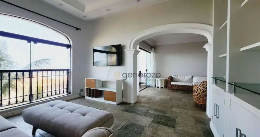 Apartamento a venda na praia das Pitangueiras, frente ao mar, 03 dormitórios, 01 vaga de garagem