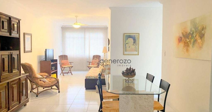 Apartamento à venda na praia das Pitangueiras, 03 dormitórios, 01 vaga de garagem