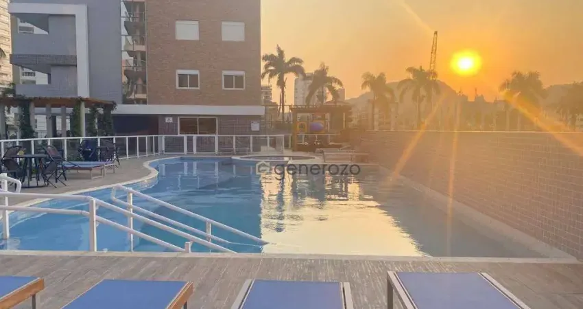 Apartamento à venda na praia da Enseada, 03 dormitórios, 02 vagas, lazer