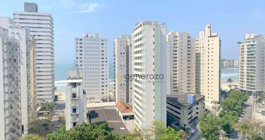 Apartamento à venda na praia das Pitangueiras, 03 dormitórios, 02 vagas, lazer