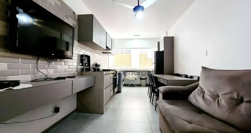 Apartamento a venda na praia das Pitangueiras, 02 dormitórios, a 02 quadras da praia