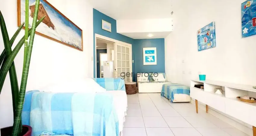 Apartamento com 1 dormitório à venda, 55 m² por R$ 320.000,00 - Pitangueiras - Guarujá/SP