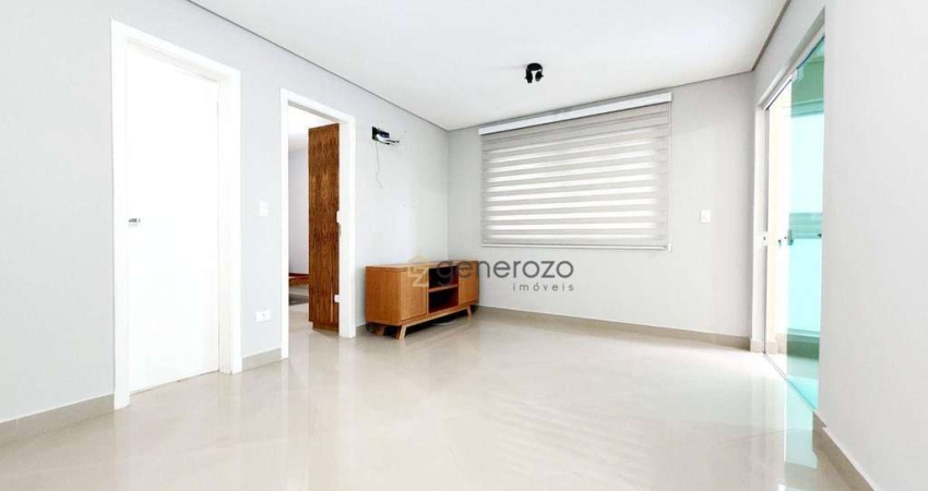 Apartamento na praia das Pitangueiras, 01 dormitório, varanda gourmet, 02 vagas