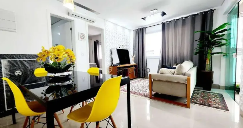 Apartamento na praia das Pitangueiras, varanda gourmet, 01 suíte, 02 vagas