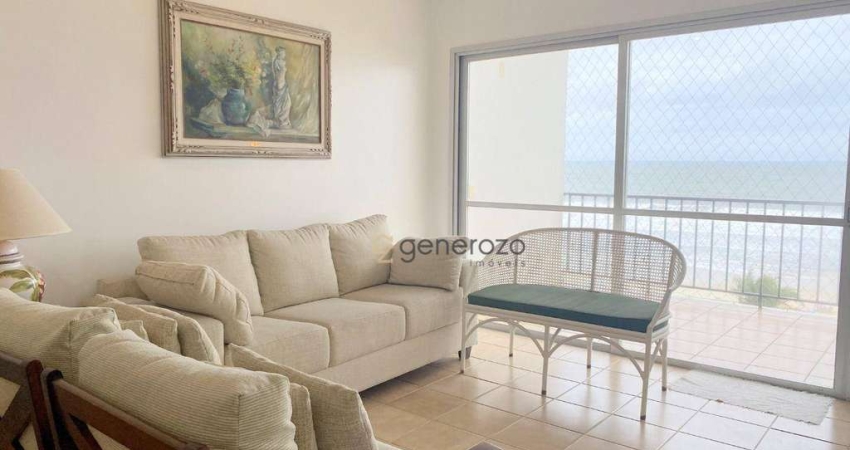 Apartamento na praia das Pitangueiras, 03 suítes, 02 vagas, lazer, frente à praia