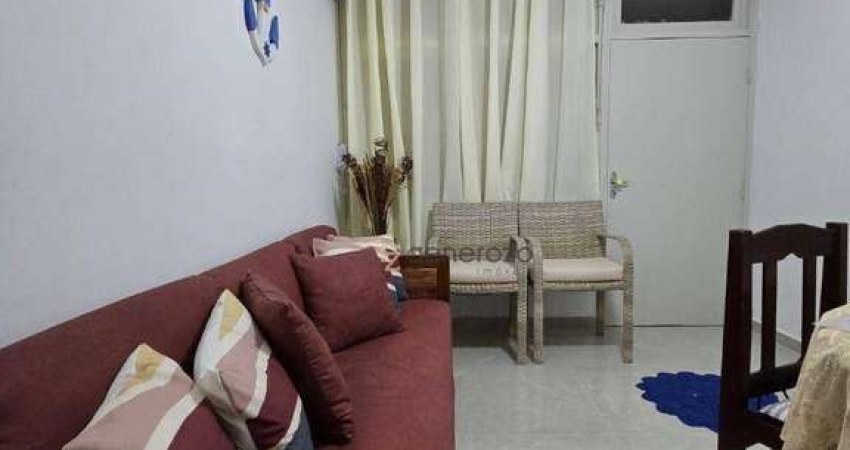 Apartamento a venda na praia das Pitangueiras, 02 dormitórios, 01 vaga de garagem