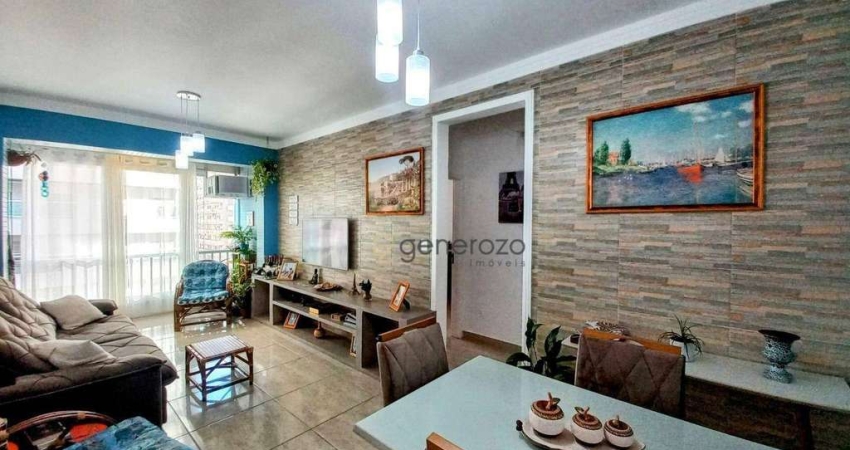 Apartamento com 2 dormitórios à venda, 90 m² por R$ 560.000 - Pitangueiras - Guarujá/SP