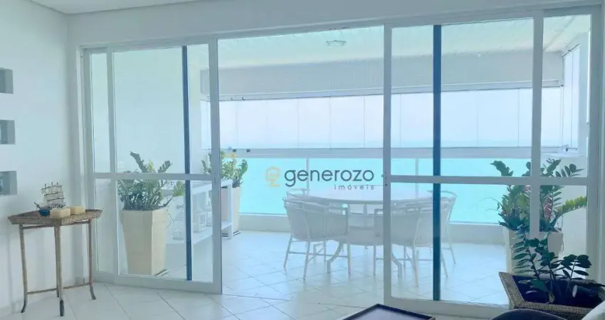 Apartamento frente à praia, 03 suítes, 02 vagas, lazer, praia das Pitangueiras