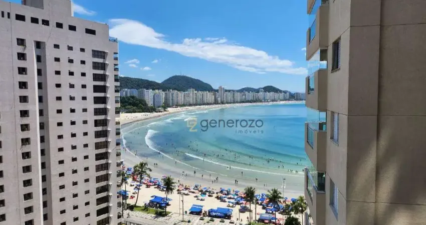 Apartamento a venda na praia das Astúrias, varanda gourmet, 03 dormitórios, 02 vagas de garagem