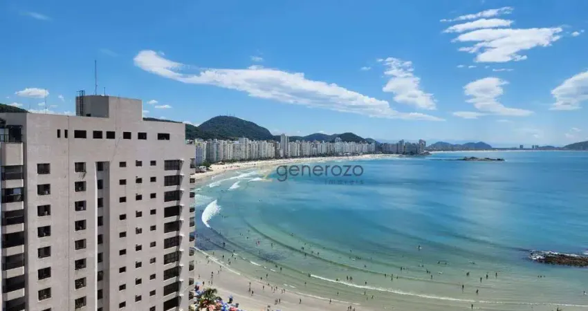 Apartamento a venda na praia das Astúrias, varanda gourmet, 03 dormitórios, com lazer e 02 vagas de garagem