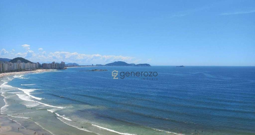 Apartamento com 3 dormitórios à venda, 140 m² por R$ 1.800.000 - Asturias - Guarujá/SP