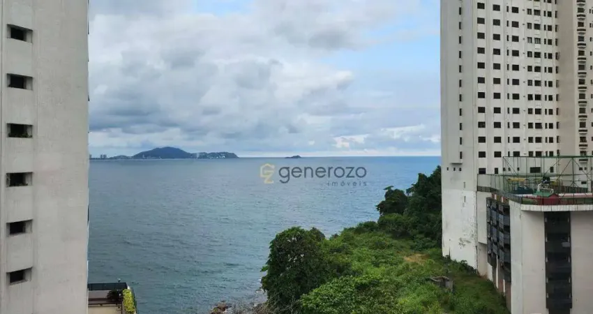 Apartamento a venda na praia das Astúrias, vista para o mar, 02 dormitórios, com garagem e lazer