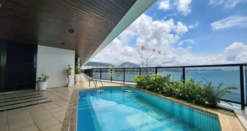 Apartamento alto padrão a venda na prai adas Astúrias, 04 dormitórios, com piscina na varanda, 04 vagas de garagem e lazer no prédio