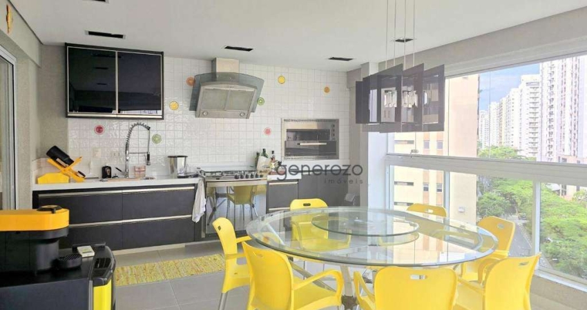 Apartamento na praia das Pitangueiras, 03 suítes, varanda gourmet, 02 vagas, lazer
