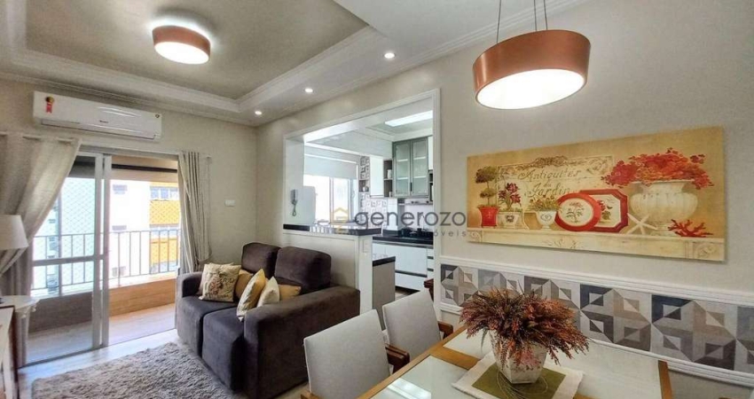 Apartamento com 1 dormitório à venda, 45 m² por R$ 410.000 - Pitangueiras - Guarujá/SP