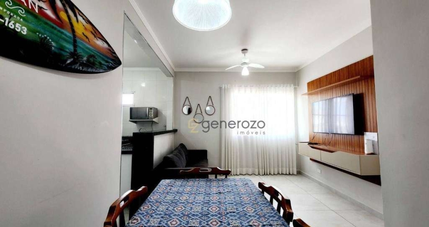 Apartamento a venda na praia das Pitangueiras, 02 dormitórios, com garagem e lazer