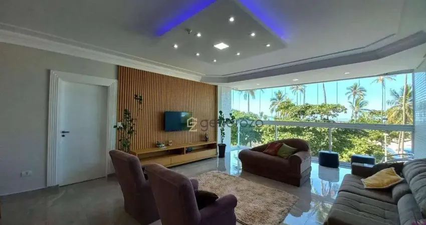 Apartamento com 3 dormitórios à venda, 178 m² por r$ 2.700.000,00 - pitangueiras - guarujá/sp