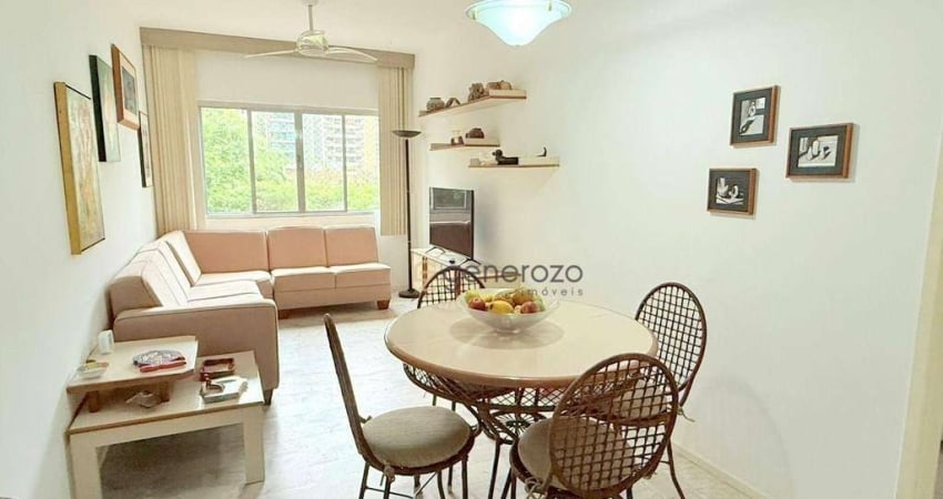 Apartamento à venda na praia das pitangueiras, 02 dormitórios, próximo à praia, 01 vaga