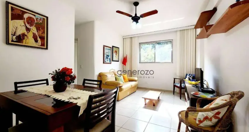 Apartamento a venda na praia das pitangueiras, 01 dormitório, a 02 quadras da praia