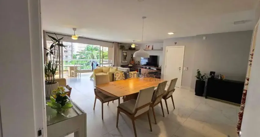 Apartamento com 3 dormitórios à venda, 185 m² por r$ 780.000,00 - pitangueiras - guarujá/sp