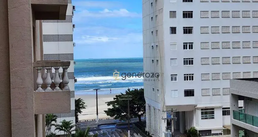 Apartamento a venda na praia das Pitangueiras, 03 dormitórios, 01 vaga de garagem, na quadra da praia