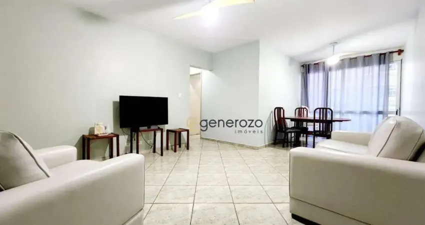 Apartamento para locação na praia das Pintangueiras, com 02 dormitórios, 01 vaga de garagem
