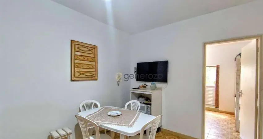 Apartamento a venda na praia das pitangueiras, na quadra da praia, 01 dormitório