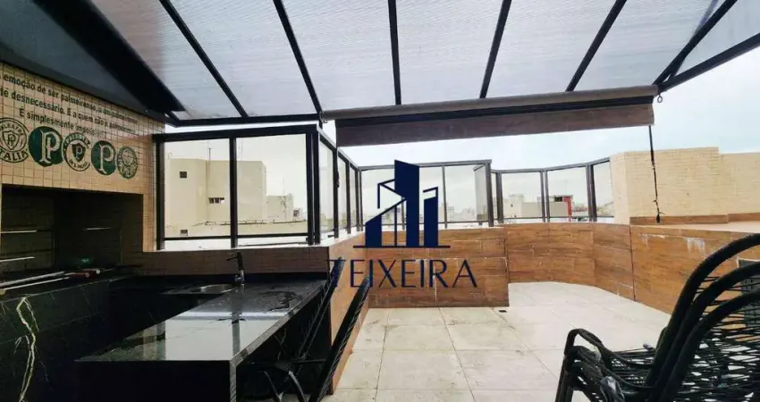 Cobertura a venda na praia das pitangueiras, 04 dormitórios, com lazer privativo e 03 vagas de garagem