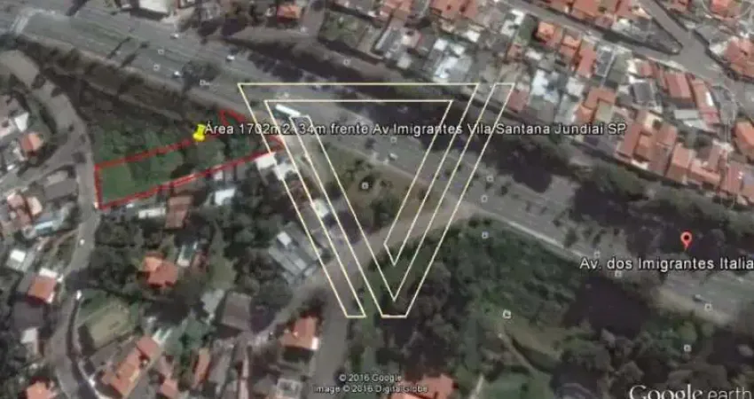 Terreno com 1.310m² na Avenida Imigrantes Italianos Jundiaí - Aceita Parceria - TE6680