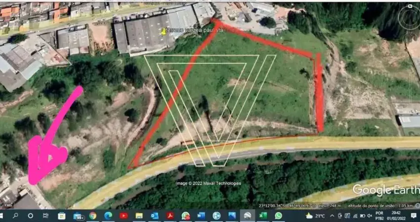Terreno à venda na Área Industrial, Várzea Paulista 