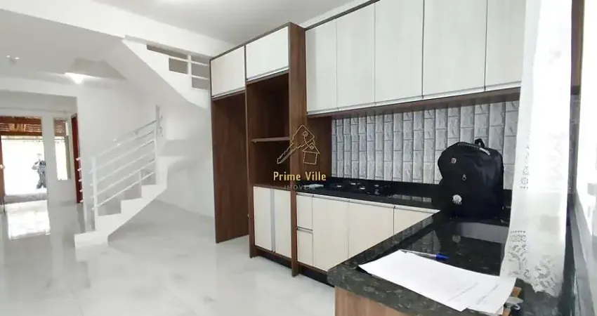 Sobrado geminado semimobiliado com suíte no itinga - araquari