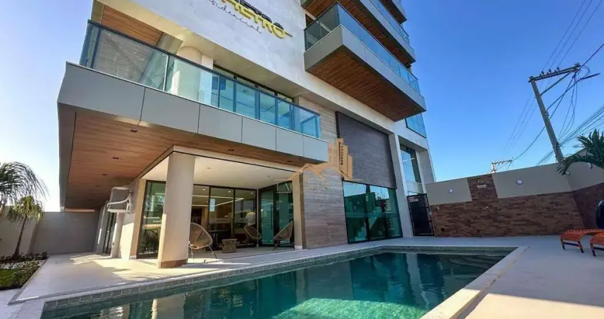 Apartamento com 2 dormitórios para alugar, 81 m² por r$ 4.300/mês - nova - são pedro da aldeia/rj