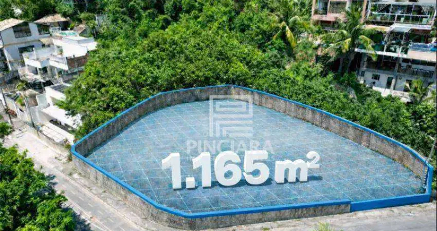 Terreno de 1.165 m² - À venda por R$ 2.300.000 - Piratininga - Niterói/RJ