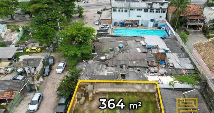 Terreno, 364 m² - venda por R$ 480.000,00 ou aluguel por R$ 2.505,00/mês - Itaipu - Niterói/RJ
