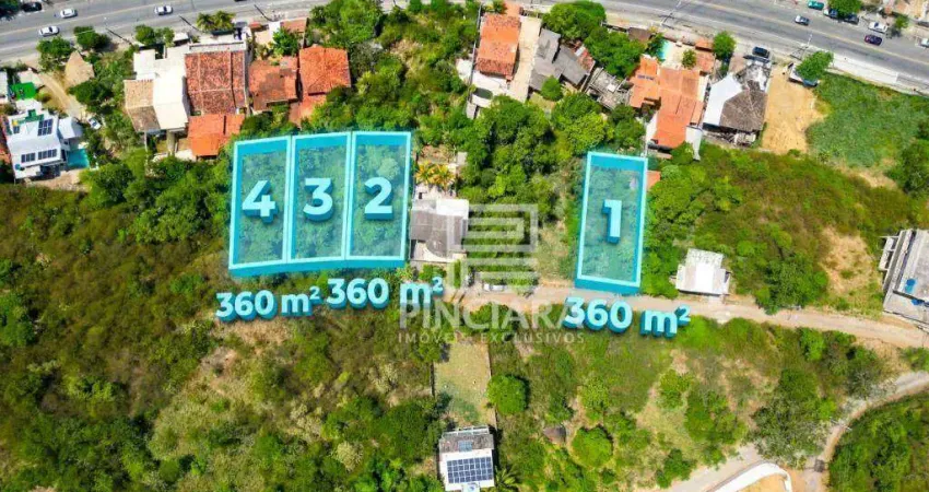Terrenos à venda, 360 m² por R$ 330.000 - Camboinhas - Niterói/RJ