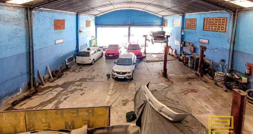 Galpão com oficina automotiva completa, 380 m² - venda por r$ 1.500.000 ou aluguel por r$ 12.000/mês - santa rosa - niterói/rj