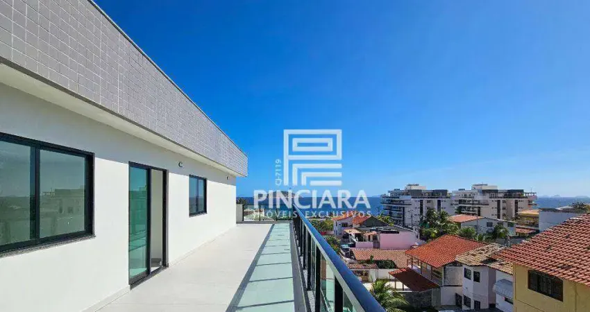Cobertura de 175m², 3 quartos, sendo 2 suíte e com vista para Praia de Piratininga - Niterói/RJ - à venda por R$1.495.000
